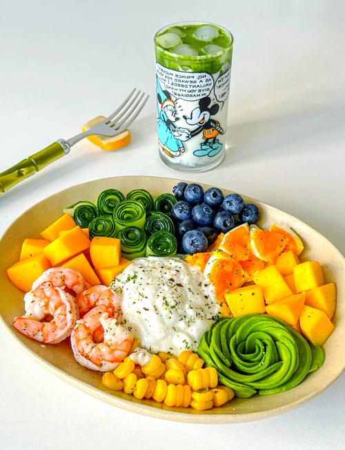 清甜爽口水果沙拉​_水果沙拉口味_水果沙拉轻食