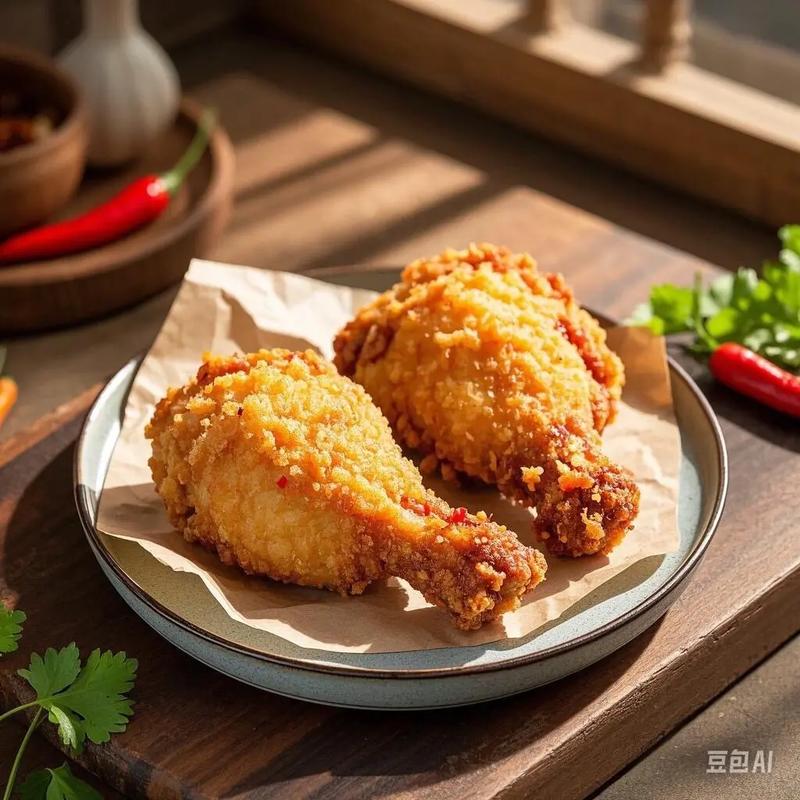 黄金炸鸡腿的做法大全_黄金脆皮炸鸡腿_酥脆金黄炸鸡腿堡​